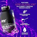 EFX Sports Kre-Alkalyn EFX | pH Correct Creatine Monohydrate Pill Supplement | Strength, Muscle Growth & Performance | 120 Servings, 240 Capsules