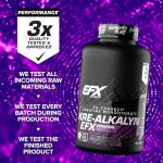 EFX Sports Kre-Alkalyn EFX | pH Correct Creatine Monohydrate Pill Supplement | Strength, Muscle Growth & Performance | 120 Servings, 240 Capsules