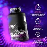 EFX Sports Kre-Alkalyn EFX | pH Correct Creatine Monohydrate Pill Supplement | Strength, Muscle Growth & Performance | 120 Servings, 240 Capsules
