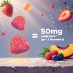 Vitamatic Zinc 50mg Gummies - 60 Vegan Gummies - Gluten Free - Healthy Immune Support for Adults, Men, Women