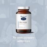 BioCare Zinc Citrate - Well-Absorbed Zinc - for Immunity, Cognitive Function & Skincare - 180 Tablets