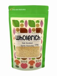 Oak Smoked Garlic Granules 125g - Wholerich Foods