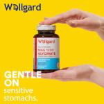 Pure Magnesium Glycinate by Wellgard - Not Mixed with Citrate or Malate, High-Strength Magnesium Supplement, Mag 1200, Vegan, High Absorption Bisglycinate, 240mg Elemental Magnesium, Made in UK