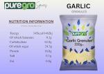 Puregro Garlic Granules 100g | PACK OF 1 | Granulos de ajo | Clove Garlic | Premium Quality Product.