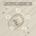 Triple Zinc Supplements for Men and Women - 25mg - with Natural Vitamin C - Zinc Picolinate, Bisglycinate and Monomethionine - 180 Capsules - 6 Months Supply