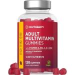 Multivitamin Gummies for Adults | 120 Count | Strawberry Flavoured | 14 Key A-Z Nutrients | with Vitamin A, B12, C, D, and Zinc | Vegan | by Horbaach