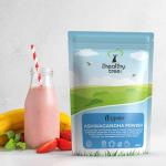 Organic Ashwagandha Powder - Raw Vegan Ashwagandha Root Powder by TheHealthyTree Company - Certified Organic Natural Stress Relief and Energy Support (250g)