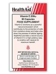 HealthAid Vitamin E 200iu - 60 Vegicaps