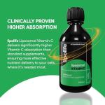 lipolife LVC1 Liposomal Vitamin C Liquid 240ml – High Strength - 48 Days Supply, No Tablets, Clinically Proven Higher Absorption, Gluten-Free, Vegan, Immune & Collagen Support Supplement