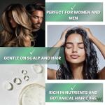 Rosemary Saw Palmetto Shampoo & Conditioner Set – Advanced 2% Actives DHT Blocking Formula, Vegan, SLS & SLES Free, pH Balanced, Unscented, For Scalp Health, Hair Growth, Thinning Hair & Volume, 500ml