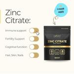 Micro Zinc Tablets 97mg High Strength Formula | One per Day, Easy to Swallow Zinc Supplements for Immune Support, Hormones, Hair, Skin & Nails, Made in UK | 120 Mini Tablets