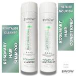 Rosemary Saw Palmetto Shampoo & Conditioner Set – Advanced 2% Actives DHT Blocking Formula, Vegan, SLS & SLES Free, pH Balanced, Unscented, For Scalp Health, Hair Growth, Thinning Hair & Volume, 500ml