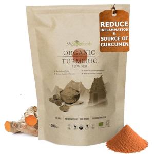 Turmeric Powder | Organic | 200g | Natural Source of Curcumin | MySuperfoods