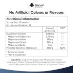 Magnesium Glycinate 4-in-1 Complex 2000mg - High Strength Magnesium Supplements - Bisglycinate,Citrate, Malate, Oxide - 360 Capsules 449mg Elemental - Vegan UK Made by New Leaf