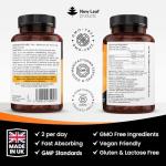 Vitamin C Tablets 1000mg - Enriched with Bioflavonoids & Rosehip - Premium Vitamin C Supplements - Vegan Tablets High Strength Ascorbic Acid VIT C for Normal Immune System UK Made