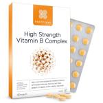 Healthspan Vitamin B Complex | 8 B-Complex Vitamins | Heart Health, Mental Performance & Psychological Function | Combat Tiredness & Fatigue | Gelatin Free | Vegan (120 Tablets (High Strength))