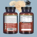 KSM-66 Ashwagandha and Lions Mane Tablets - High Strength 2200mg | KSM-66 Ashwagandha Root Extract and Lions Mane Mushroom Extract - 120 Vegan Tablets with Black Pepper - UK Made by Prowise