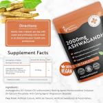 Ashwagandha 2000mg - 120 Vegan Tablets Pure High Strength Ashwagandha Root Extract - 2 Months Supply - Ashwagandha Supplement (not Ashwagandha Capsules or Gummies) Non-GMO and Made in The UK