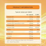 Healthspan Vitamin B Complex | 8 B-Complex Vitamins | Heart Health, Mental Performance & Psychological Function | Combat Tiredness & Fatigue | Gelatin Free | Vegan (120 Tablets (High Strength))