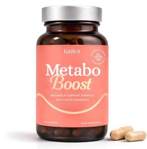 Metabolism Booster & Thermogenic Fat Burner | Natural Weight Loss Support & Appetite Suppressant for Women | Green Tea Extract, L-Carnitine, Caffeine, Cayenne, Chromium | Burn Belly Fat & Boost Energy