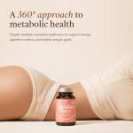 Metabolism Booster & Thermogenic Fat Burner | Natural Weight Loss Support & Appetite Suppressant for Women | Green Tea Extract, L-Carnitine, Caffeine, Cayenne, Chromium | Burn Belly Fat & Boost Energy