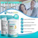 Vitamin C 1000mg Double Strength Antioxidant & Immune Support - Healthy Skin & Joints - Bioflavonoids Supplement | 60 Capsules