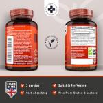 Nutravita Iron Tablets 28mg – 180 Vegan Tablets (3 Month Supply of Iron Supplements) – Contributes to The Reduction of Tiredness and Fatigue – Suitable for Men and Women – Made in The UK