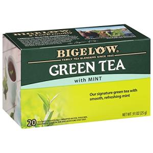 Bigelow, Green Tea with Mint, 20 Tea Bags, .91 oz (25 g)
