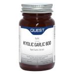 Quest - 30x Kyolic Garlic Tablets. High Strength 600mg Odourless Aged Garlic Extract for Heart, Immune, Digestive & Cognitive Health. Daily Dietary Supplement. Vegan & Gluten-Free (Pack of 1)