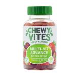 Chewy Vites Adult Multivitamin Advance, 60 Multivitamin Gummies, 12 Essential Nutrients, 2 Months Supply, Real Fruit Juice, Vegan, Berries Flavour