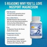 Magnesium Supplement Complex MGSPORT - High Absorption with Vitamins B6, D, E - Supports Muscle Function, 60 Servings