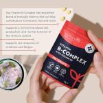 Nutravita Vitamin B Complex - 180 High Strength Tablets (6 Months Supply) - All 8 B Vitamins B1-B2-B5-B6-B12, Biotin, Folic Acid and Vitamin D3