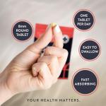 Nutravita Vitamin B Complex - 180 High Strength Tablets (6 Months Supply) - All 8 B Vitamins B1-B2-B5-B6-B12, Biotin, Folic Acid and Vitamin D3