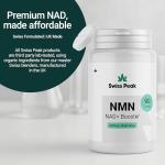 NMN = NAD+ Supplement, 600mg per Serving, Enhanced Absorption, Actual NAD+ Supplement for Cellular Repair & Energy Metabolism | Vegan, Non-GMO