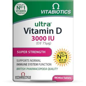 Vitamin D Tablets 3000IU, Vitabiotics Ultra