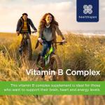Healthspan Vitamin B Complex | 8 B-Complex Vitamins | Heart Health, Mental Performance & Psychological Function | Combat Tiredness & Fatigue | Gelatin Free | Vegan (180 Tablets)
