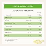 Healthspan Vitamin B Complex | 8 B-Complex Vitamins | Heart Health, Mental Performance & Psychological Function | Combat Tiredness & Fatigue | Gelatin Free | Vegan (180 Tablets)