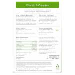 Healthspan Vitamin B Complex | 8 B-Complex Vitamins | Heart Health, Mental Performance & Psychological Function | Combat Tiredness & Fatigue | Gelatin Free | Vegan (180 Tablets)