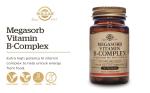 Solgar Megasorb Vitamin B-Complex Tablets - Pack of 50 - High Potency and Absorption - Improved Energy and General Vitality - Vegan and Gluten Free