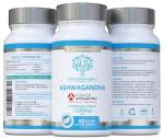 Ashwagandha KSM-66 : 12,500mg Daily Super High Strength Ashwagandha - 5% Withanolides - Equivalent 1000mg Extract - No Artificial Fillers or Binders - Organic Withania Somnifera Root - UK Made