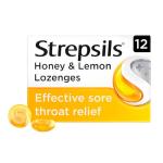 STREPSILS HONEY & LEMON 12'S