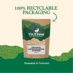 Organic Ashwagandha Powder 500g, by Yin & Yang Superfoods. 100% Pure and Raw - Premium Quality. Vegan, Gluten Free & Palm Oil Free.