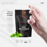 Zinc Picolinate 100mg - Immune Suport Elemental Zinc Picolinate - 90 Vegan Capsules (3 Months Supply) - Resealable and Recyclable Pouch by Alpha01