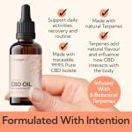 MEND Ultra High Strength CBD Oil 6000Mg – Strongest C.B.D Drops Made in UK – Cannabis Oil for Pain Relief, Recovery & Relaxation – CBD Very Strong Concentration - No THC – Vegan – 30ML