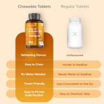 Vitamin B12 Tablets 1000mcg - 1+ Year Supply - 400 Chewable Tablets - Natural Lemon Flavour - Vegan & Gluten-Free - Methylcobalamin Form - B12 Vitamins for Women & Men - Made in the UK