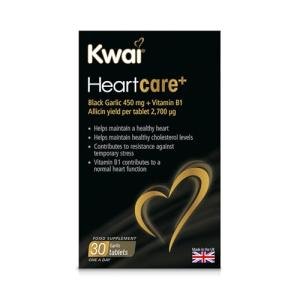 Kwai Heartcare+ Black Garlic 450mg Tablets (Pack of 1-30 Count)