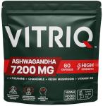 Ashwagandha High Strength KSM-66® Organic Complex 7200mg – 1-a-Day Vegan Capsule for Stress, Anxiety Relief & Restful Sleep – Enhanced with Chamomile, Reishi, L-Theanine & Vitamin B6 – 60 Servings