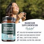 Magnesium Bisglycinate 400mg | 100% Chelated for Maximum Absorption & Bioavailability | Magnesium for Sleep, Relaxation, Muscle Health, Stress & Energy Support | 120 Capsules (2-Month Supply)