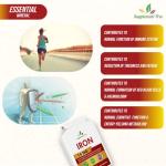 Iron Tablets High Strength 14mg | 365 Vegan Tablets (One Year Supply) | Contributes to The Reduction of Tiredness & Fatigue | Iron Supplements for Men & Women | Easy to Swallow Iron Pills | UK Made