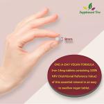 Iron Tablets High Strength 14mg | 365 Vegan Tablets (One Year Supply) | Contributes to The Reduction of Tiredness & Fatigue | Iron Supplements for Men & Women | Easy to Swallow Iron Pills | UK Made